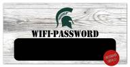 Michigan State Spartans 6" x 12" Wifi Password Sign