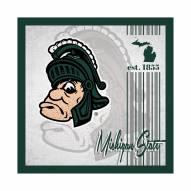 Michigan State Spartans Album 10" x 10" Sign