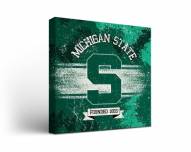 Michigan State Spartans Banner Canvas Wall Art