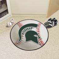 Michigan State Spartans Baseball Rug