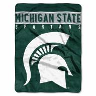 Michigan State Spartans Basic Raschel Blanket