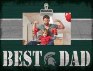 Michigan State Spartans Best Dad Clip Frame