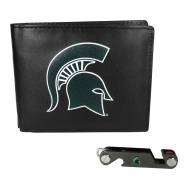 Michigan State Spartans Bi-fold Wallet & Key Organizer