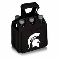 Michigan State Spartans Black Six Pack Cooler Tote
