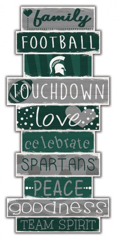 Michigan State Spartans Celebrations Stack Sign