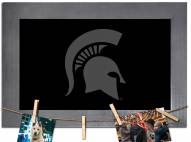 Michigan State Spartans Chalkboard with Frame