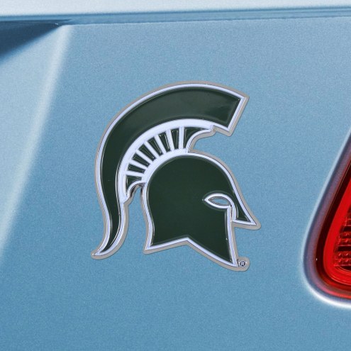 Michigan State Spartans Color Car Emblem