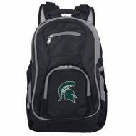 NCAA Michigan State Spartans Colored Trim Premium Laptop Backpack