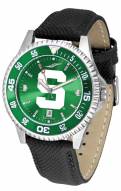 Michigan State Spartans Competitor AnoChrome Men's Watch - Color Bezel