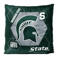 Michigan State Spartans Connector Double Sided Velvet Pillow