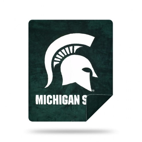 Michigan State Spartans Denali Sliver Knit Throw Blanket