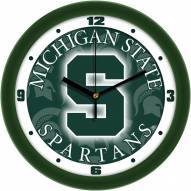 Michigan State Spartans Dimension Wall Clock