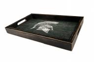 Michigan State Spartans Distressed Team Color Tray