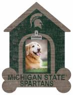 Michigan State Spartans Dog Bone House Clip Frame