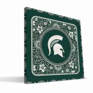 Michigan State Spartans Eclectic Canvas Print