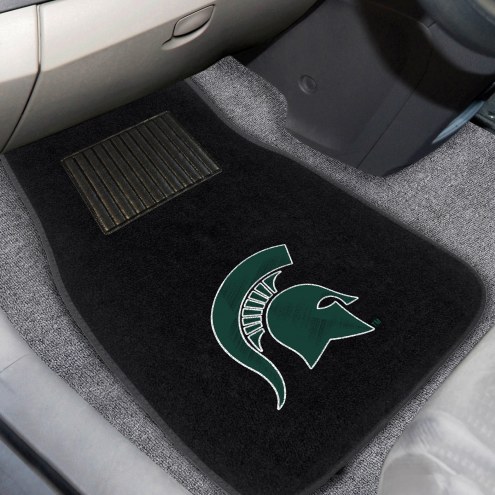 Michigan State Spartans Embroidered Car Mats
