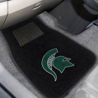 Michigan State Spartans Embroidered Car Mats