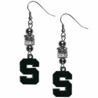 Michigan State Spartans Euro Bead Earrings