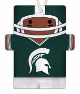 Michigan State Spartans Football Player Ornament
