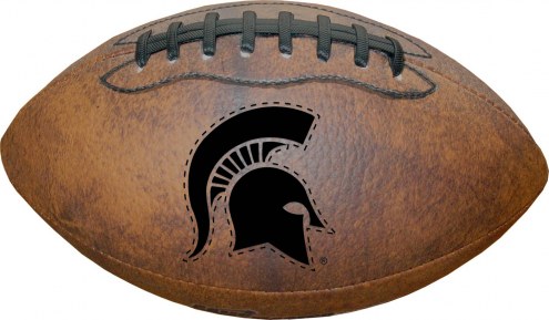 Michigan State Spartans Vintage Throwback Football
