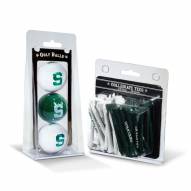 Michigan State Spartans Golf Ball & Tee Pack