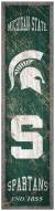 Michigan State Spartans Heritage Banner Vertical Sign
