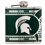 Michigan State Spartans Hi-Def Stainless Steel Flask