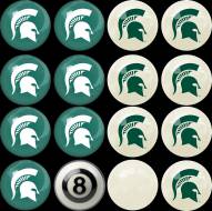Michigan State Spartans Home vs. Away Pool Ball Set