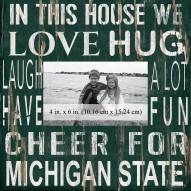 Michigan State Spartans In This House 10" x 10" Picture Frame