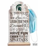 Michigan State Spartans In This House Mask Holder
