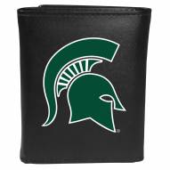 Michigan State Spartans Large Logo Leather Tri-fold Wallet