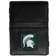 Michigan State Spartans Leather Jacob's Ladder Wallet
