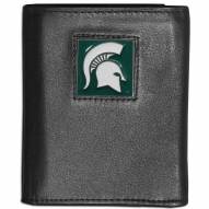 Michigan State Spartans Leather Tri-fold Wallet
