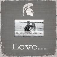 Michigan State Spartans Love Picture Frame