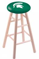 Michigan State Spartans Maple Wood Bar Stool