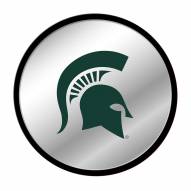 Michigan State Spartans Modern Disc Mirrored Wall Sign