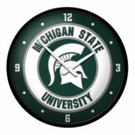 Michigan State Spartans Modern Disc Wall Clock