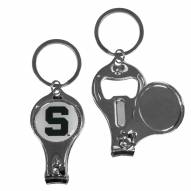 Michigan State Spartans Nail Care/Bottle Opener Key Chain