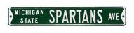 Michigan State Spartans NCAA Embossed Street Sign