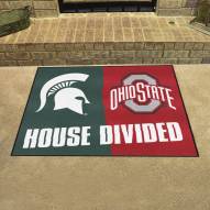 Michigan State Spartans/Ohio State House Divided Mat