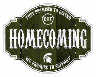 Michigan State Spartans OHT Homecoming 12" Tavern Sign