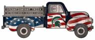 Michigan State Spartans OHT Truck Flag Cutout Sign
