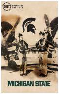 Michigan State Spartans OHT Twin Pilots 11" x 19" Sign