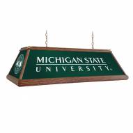 Michigan State Spartans Premium Wood Pool Table Light
