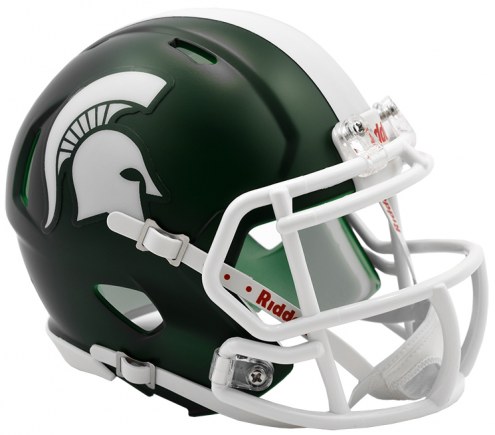 Michigan State Spartans Riddell Speed Mini Collectible Satin Football Helmet