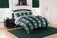 Michigan State Spartans Rotary Queen Bed in a Bag Set