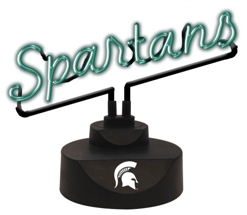 Michigan State Spartans Script Neon Desk Lamp