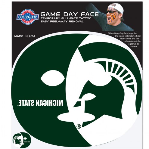Michigan State Spartans Set of 8 Game Day Faces