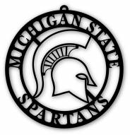 Michigan State Spartans Silhouette Logo Cutout Door Hanger