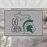 Michigan State Spartans Southern Style Starter Rug